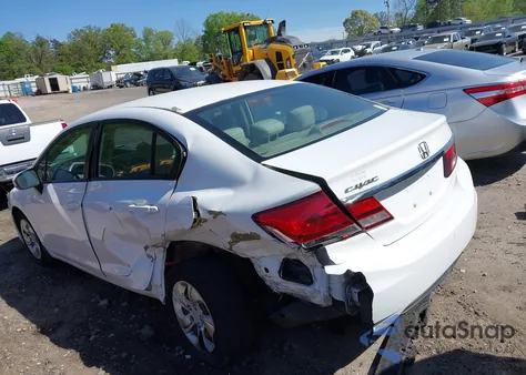 2014 Honda Civic Lx из США, поврежденный, VIN 19XFB2F50EE049880